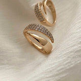 2024 Stainless Steel Sun Rings | Gold Plated | Natural Stone Inlaid | Trendy Jewelry