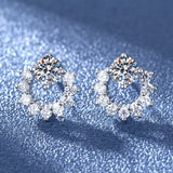 925 Silver Clear Crystal CZ Studs | Fashion Earrings | Gift for Girls