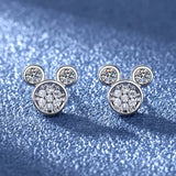 925 Silver Clear Crystal CZ Studs | Fashion Earrings | Gift for Girls