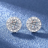 925 Silver Clear Crystal CZ Studs | Fashion Earrings | Gift for Girls