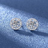 925 Silver Clear Crystal CZ Studs | Fashion Earrings | Gift for Girls