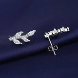 925 Silver Clear Crystal CZ Studs | Fashion Earrings | Gift for Girls